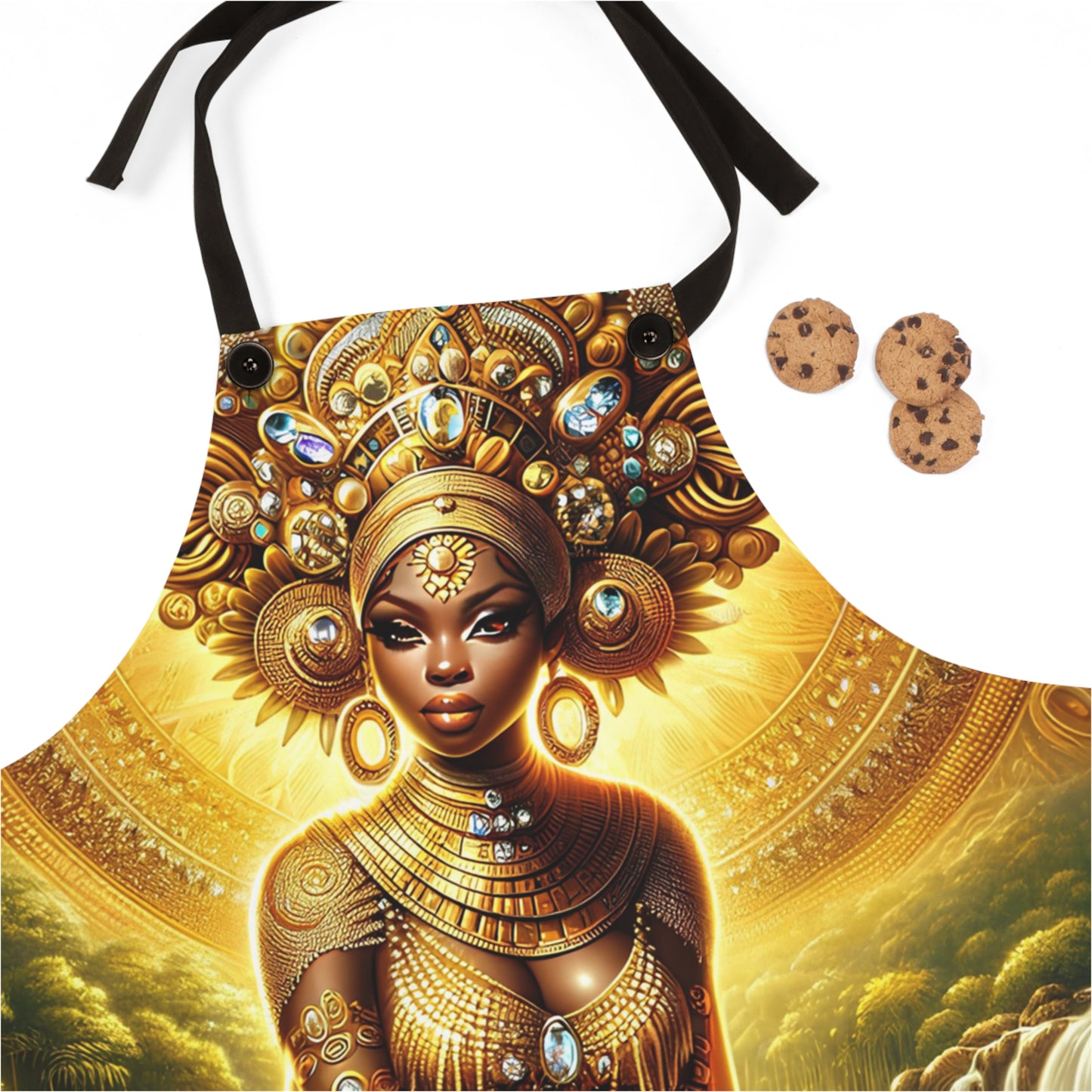 Apron Oshun| Gift for Her| Santeria | Regla De Ocha