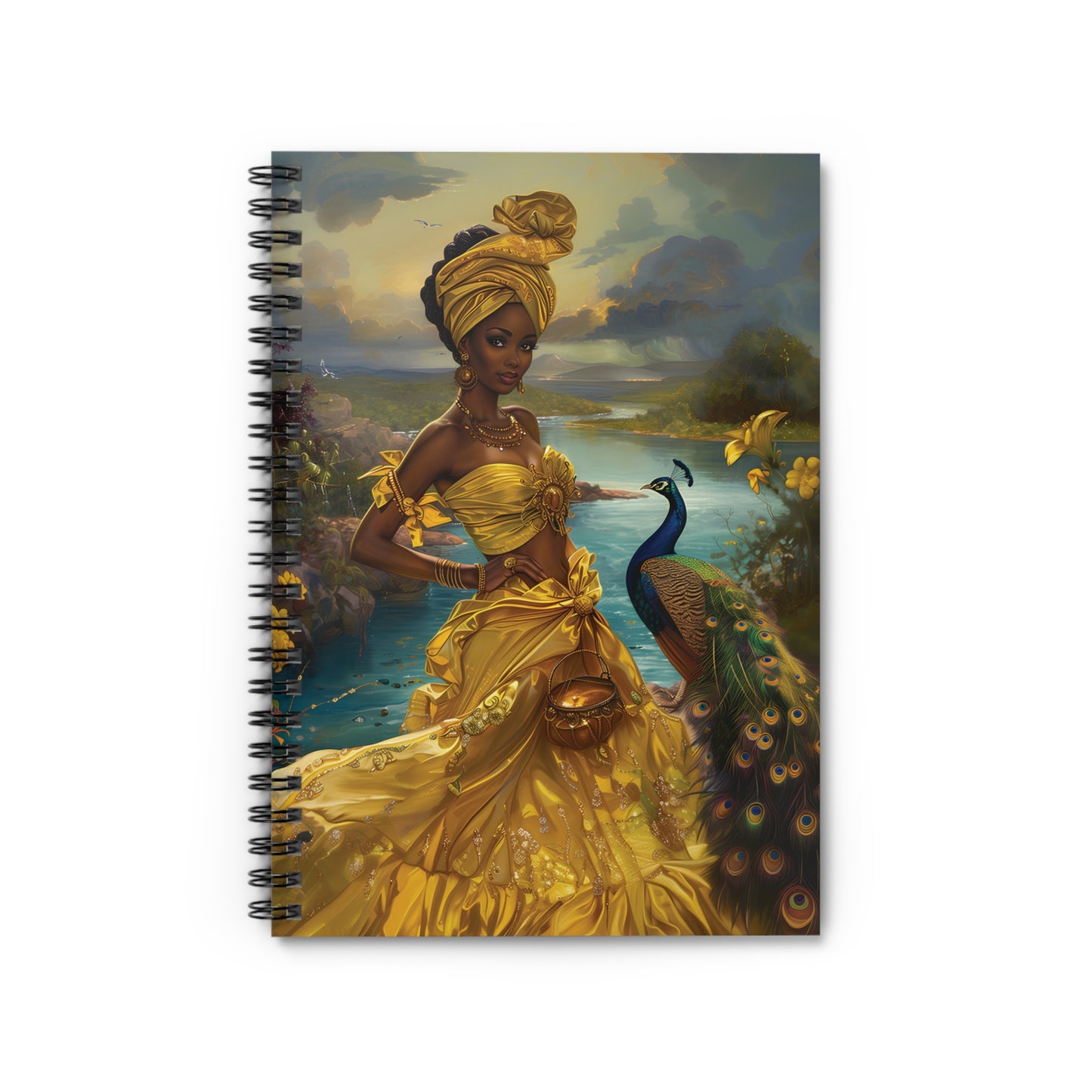 Orisha Oshun  | Spiritual Journal | Libreta De Ita - Ruled Line | Ita Notebook | Yoruba | Notebook Journal | Spiritual Gifts | Santeria