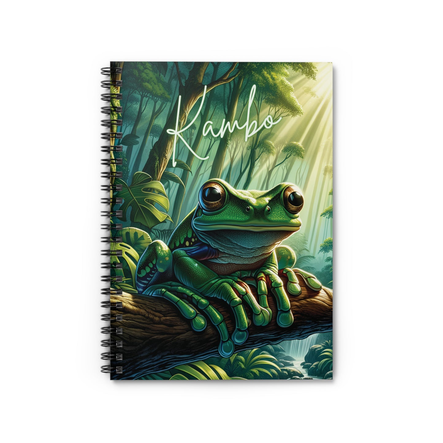 Kambo Frog Spiral Notebook