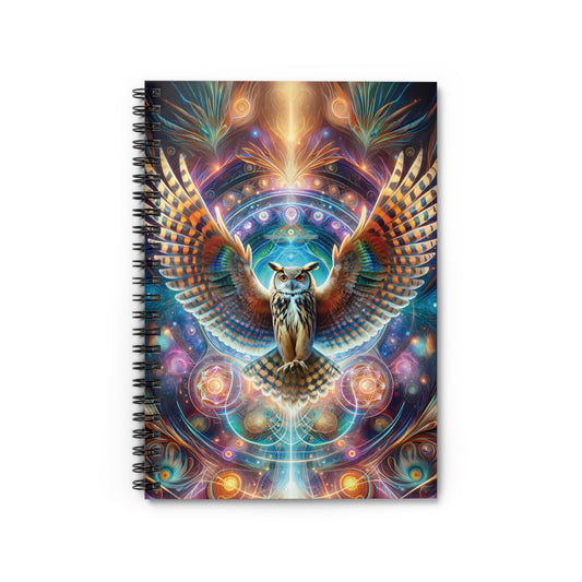 Spirit Owl Spiral Notebook | Spiritual Gift