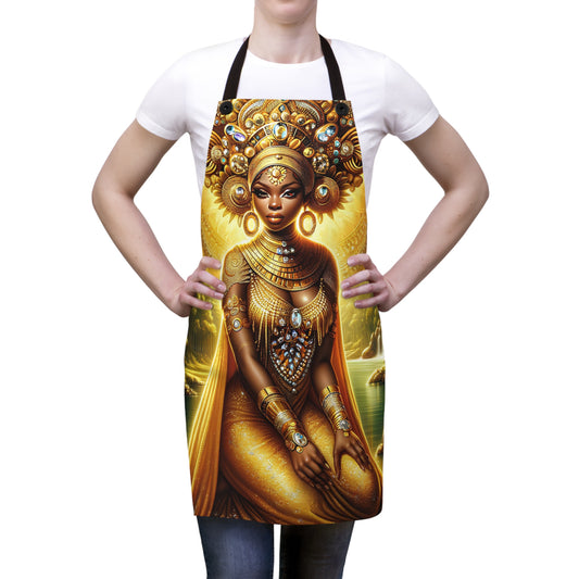 Apron Oshun| Gift for Her| Santeria | Regla De Ocha