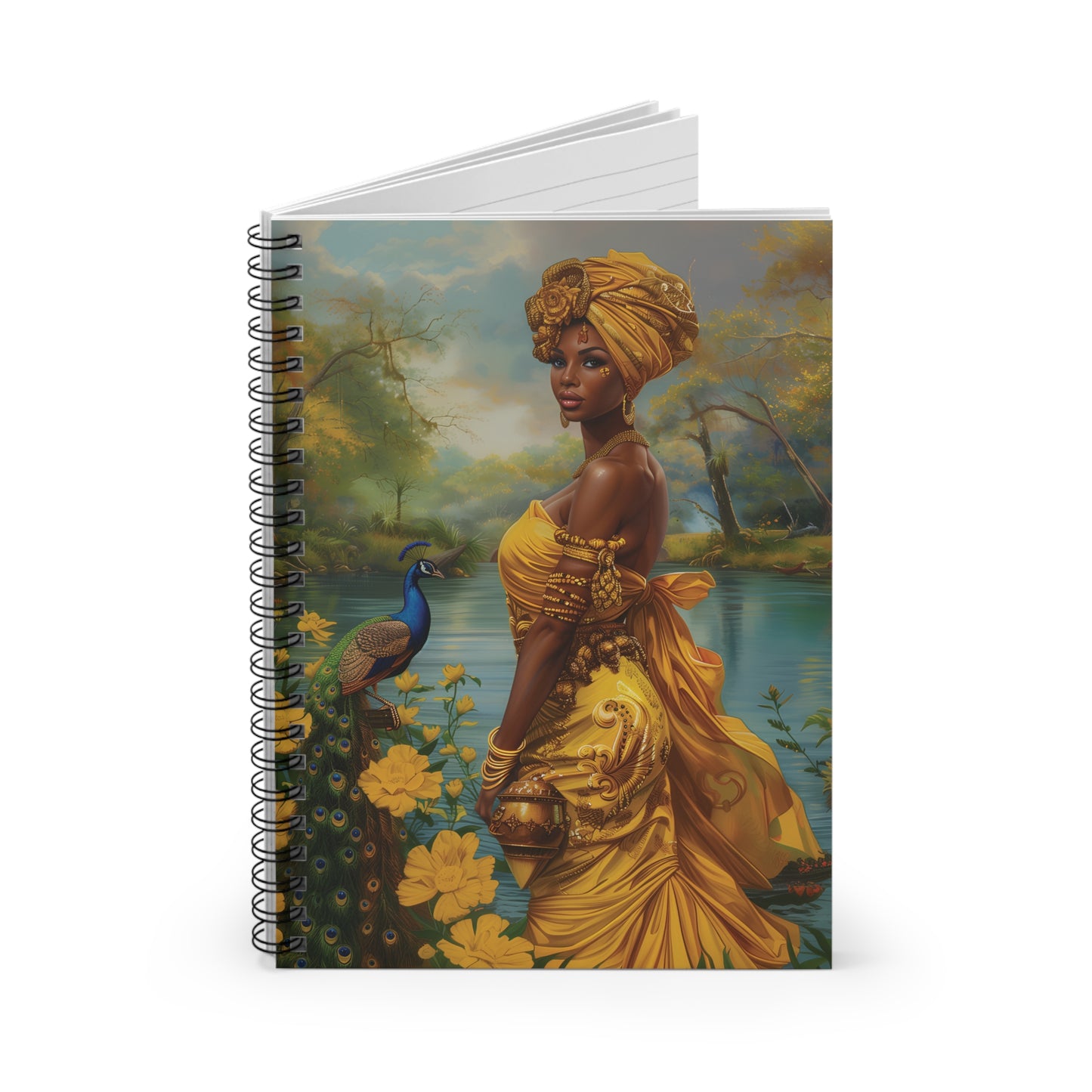 Orisha Oshun  | Spiritual Journal | Libreta De Ita - Ruled Line | Ita Notebook | Yoruba | Notebook Journal | Spiritual Gifts | Santeria