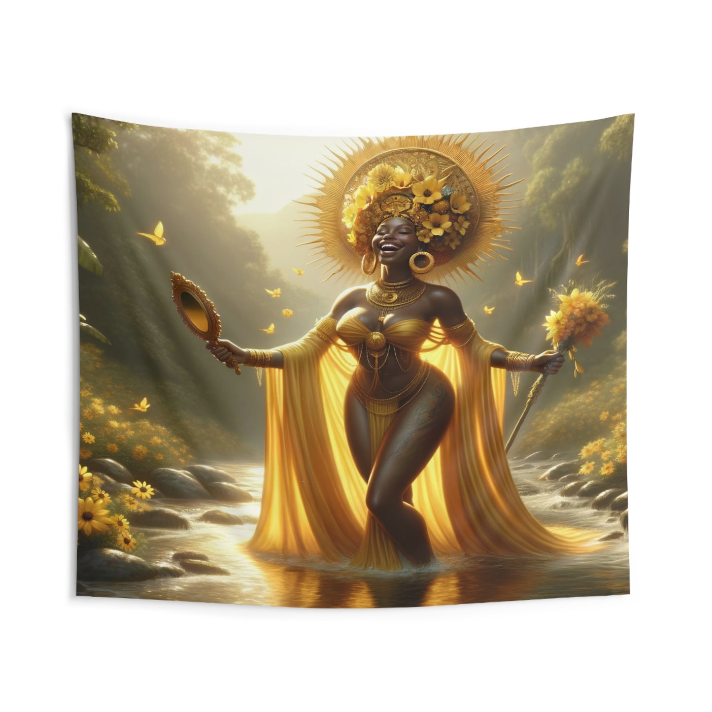 Orisha Oshun Tapestries | Wall Art | Yoruba | Santeria