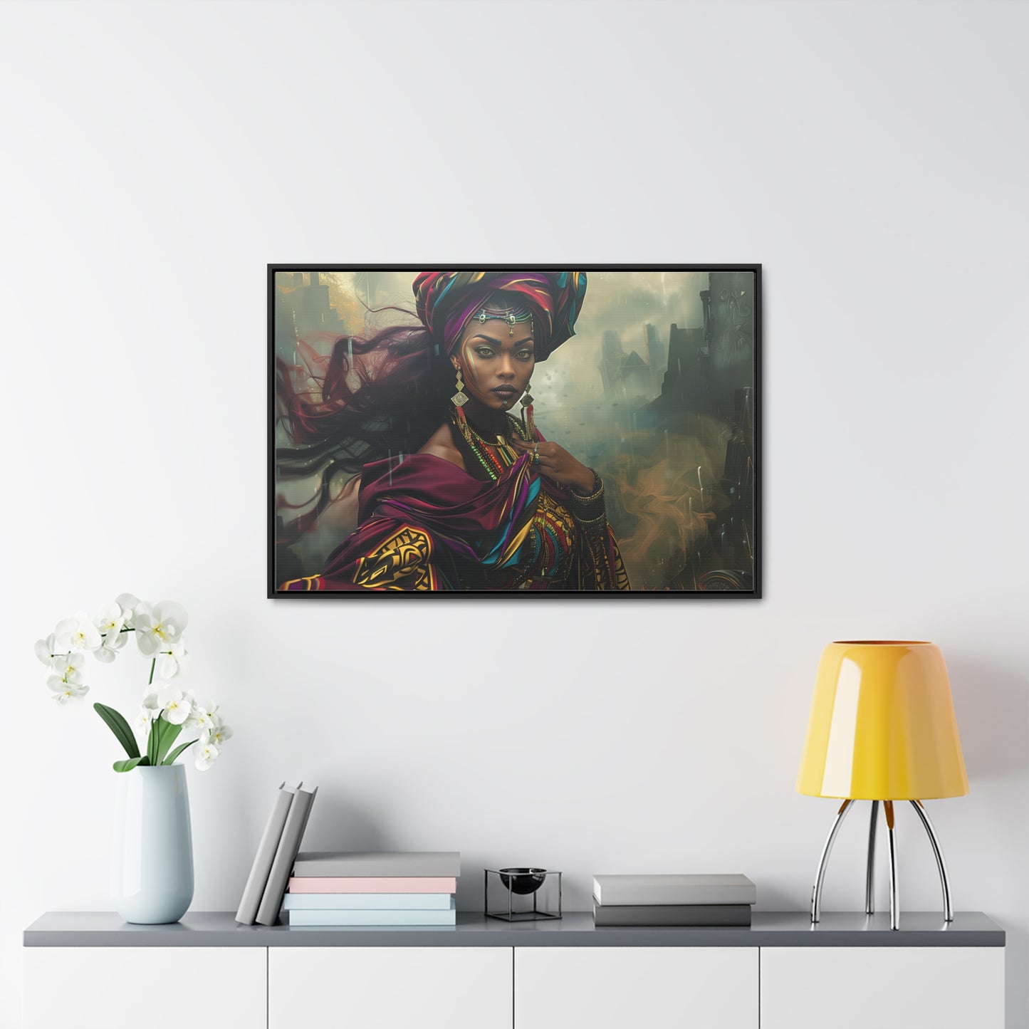 Oya Canvas | Home Decor Wall Art |Oversized Canvas | Yoruba | Santeria