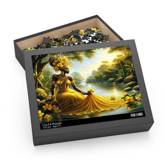 Oshun Puzzle | Jigsaw Puzzle | Spiritual Gifts | African Deity | Yoruba | Santeria