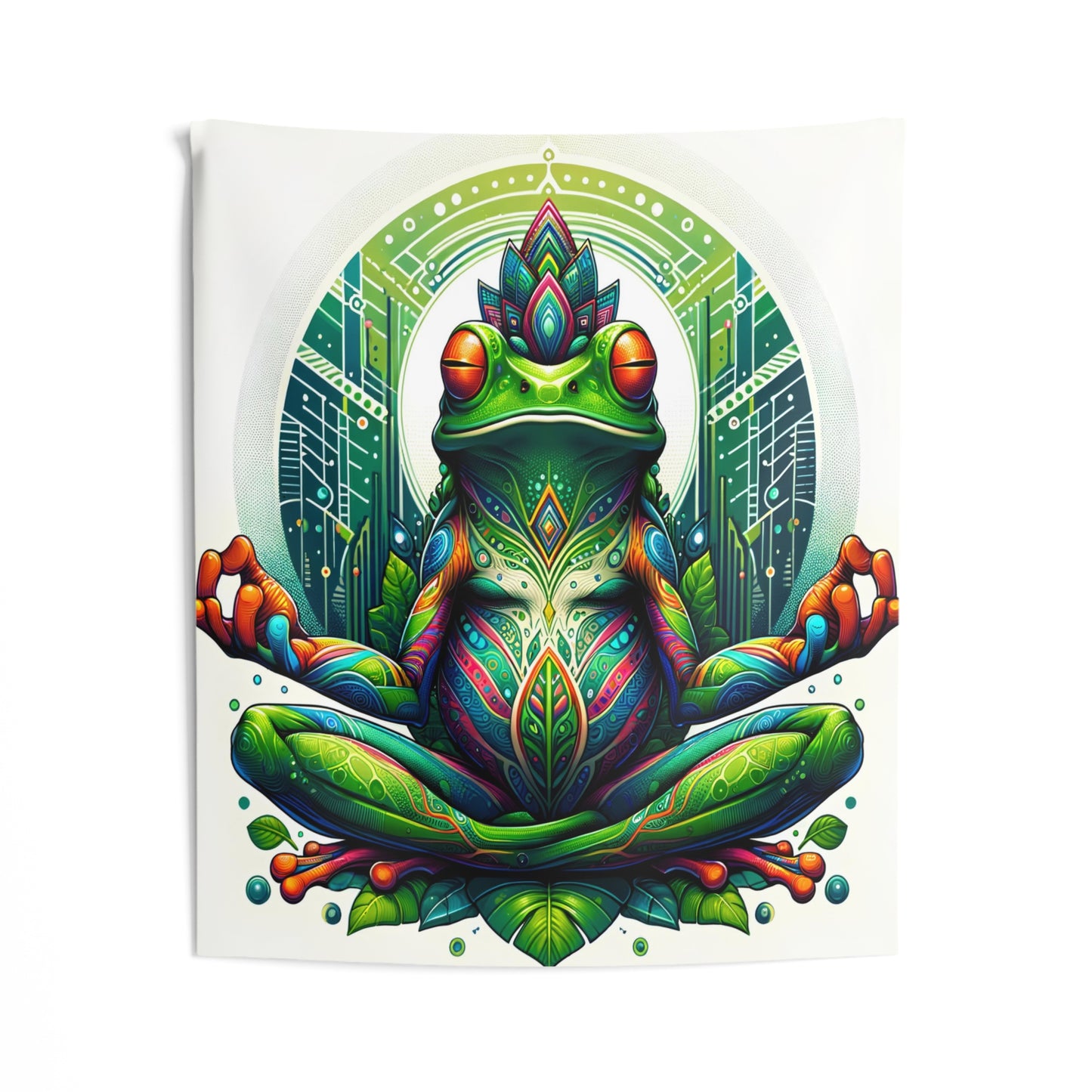 Tapestry - Kambo Frog | Spiritual Gift | Home Decor Art | Wall Hanging Tapestry