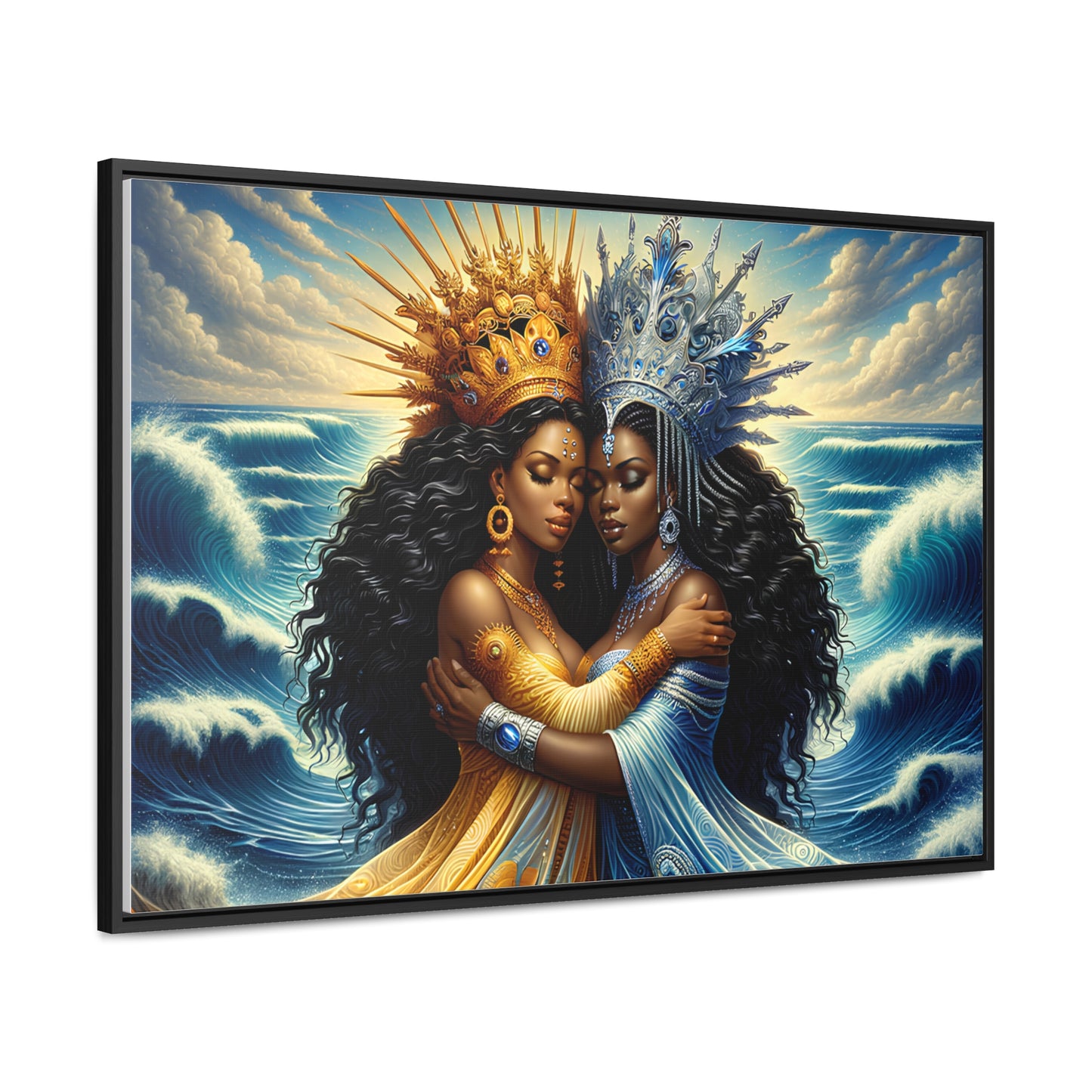 Dos Aguas Canvas | Yemaya Oshun | Home Decor Wall Art