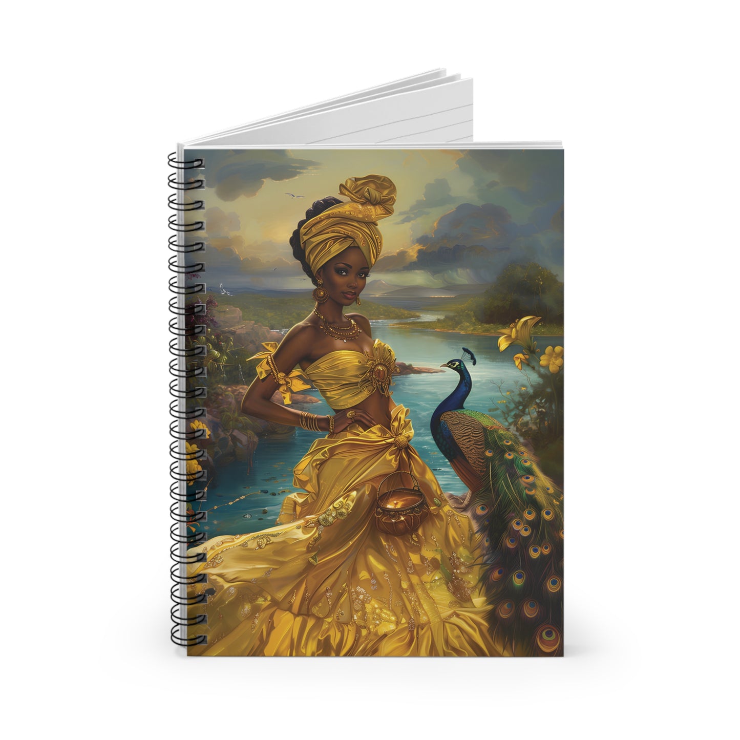 Orisha Oshun  | Spiritual Journal | Libreta De Ita - Ruled Line | Ita Notebook | Yoruba | Notebook Journal | Spiritual Gifts | Santeria