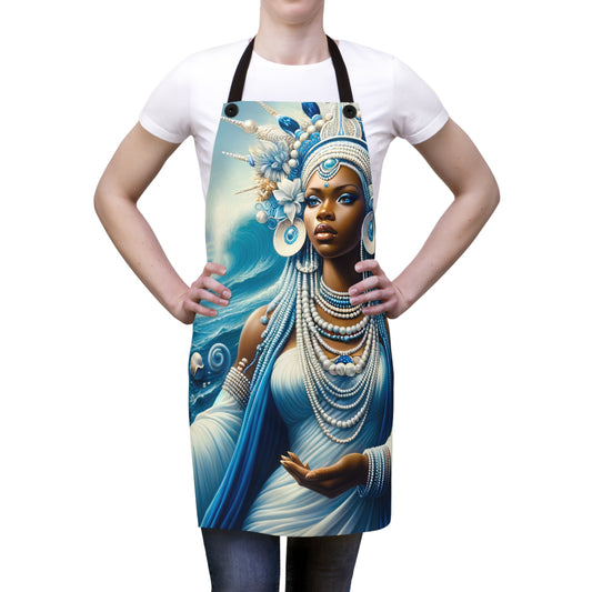 Apron Yemaya| Gift for Her| Santeria | Regla De Ocha