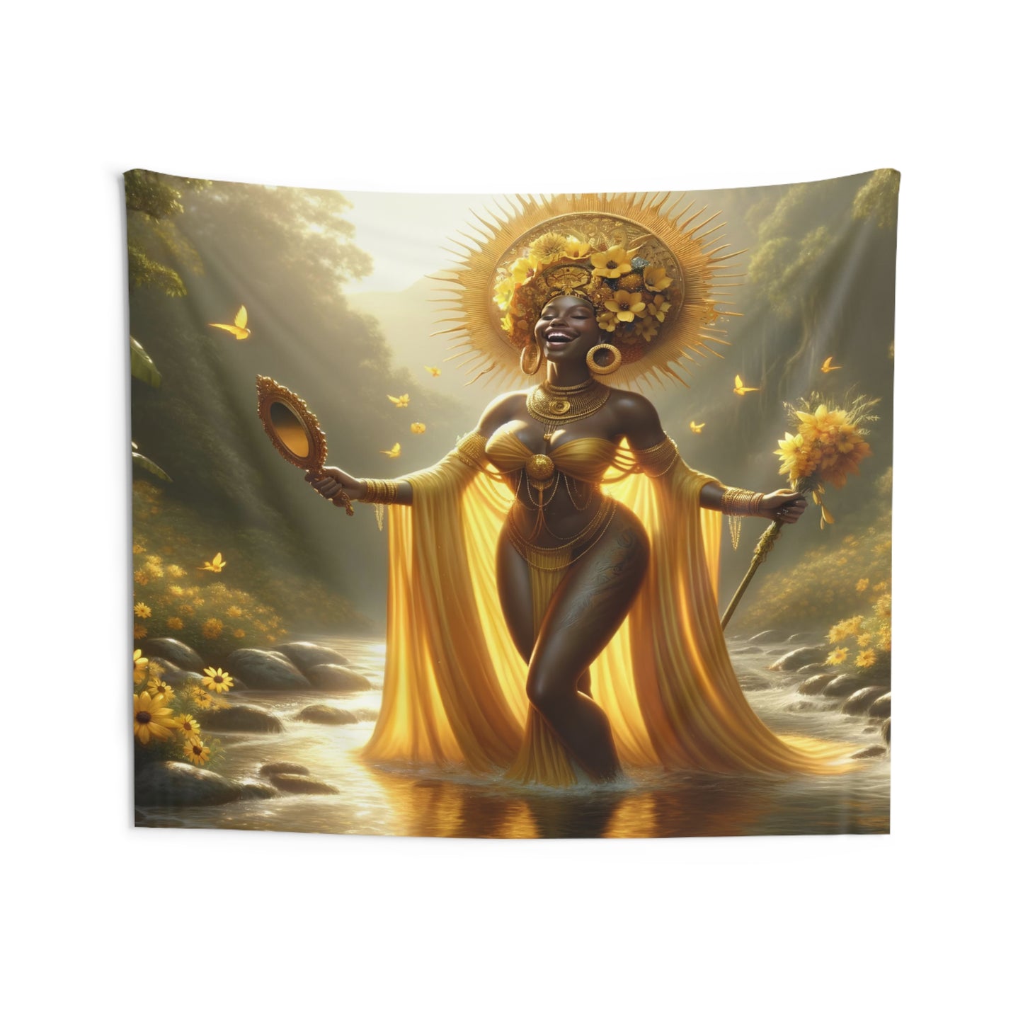 Orisha Oshun Tapestries | Wall Art | Yoruba | Santeria