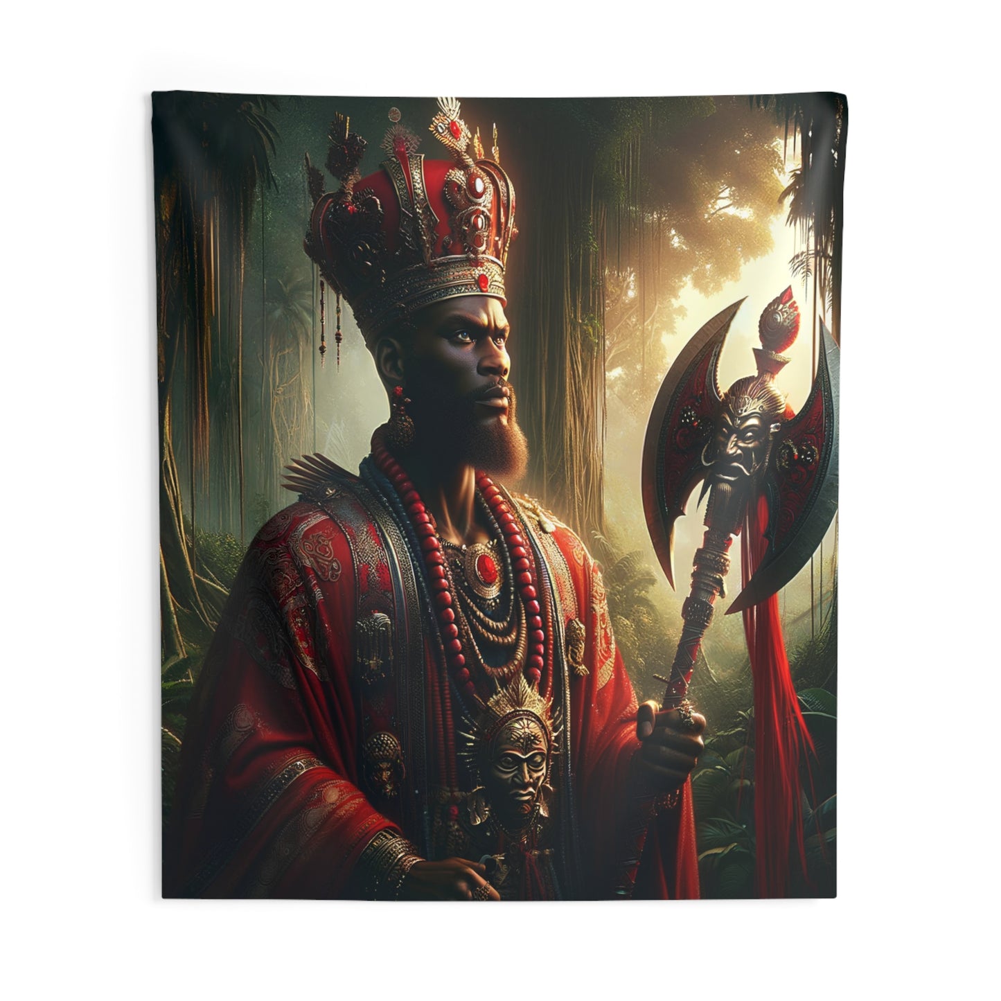 Orisha Shango Tapestries | Wall Art | Yoruba | Santeria