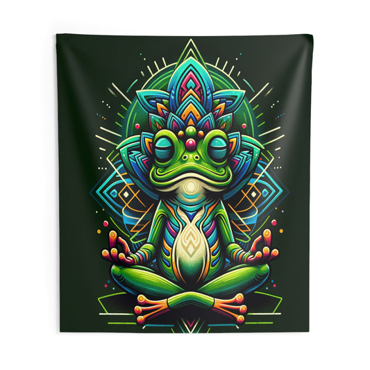 Tapestry - Kambo Frog | Spiritual Gift | Home Decor | Wall Hanging Tapestry