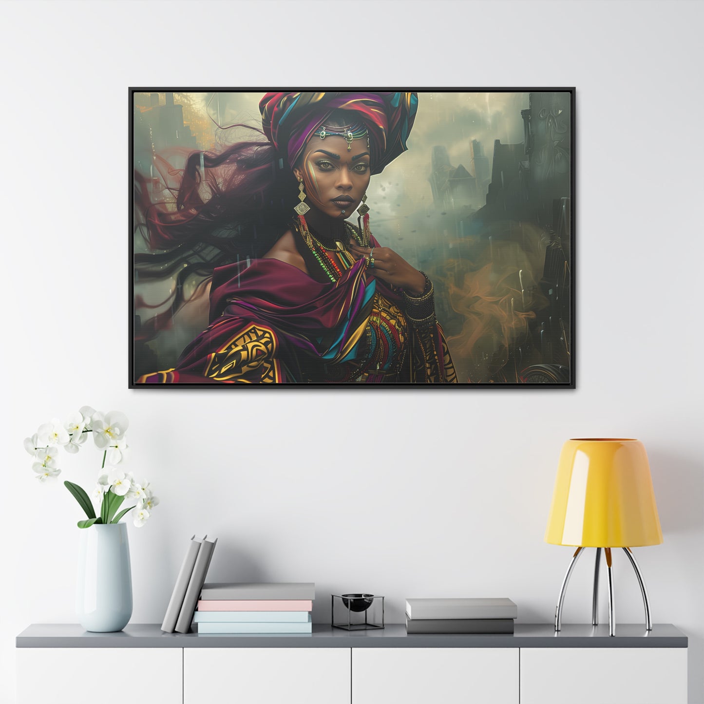 Oya Canvas | Home Decor Wall Art |Oversized Canvas | Yoruba | Santeria