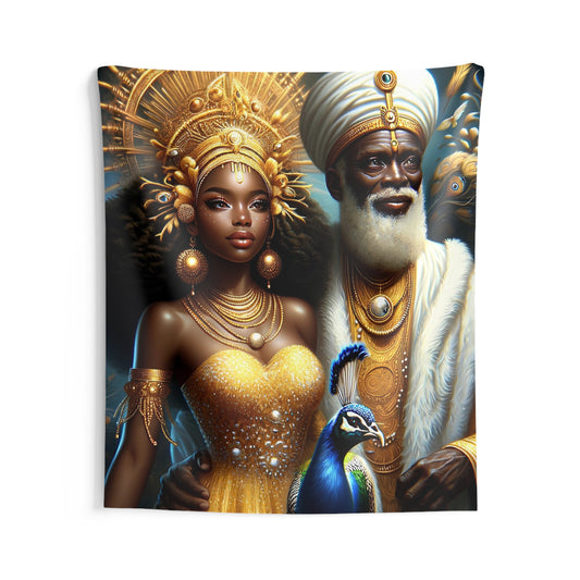 Orisha Oshun  & Obatala Tapestries | Wall Art | Yoruba | Santeria