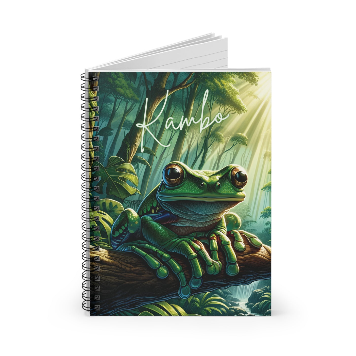 Kambo Frog Spiral Notebook