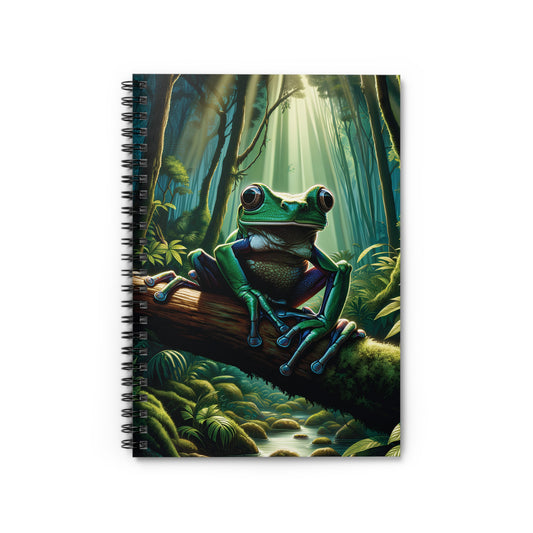 Kambo Frog Spiral Notebook