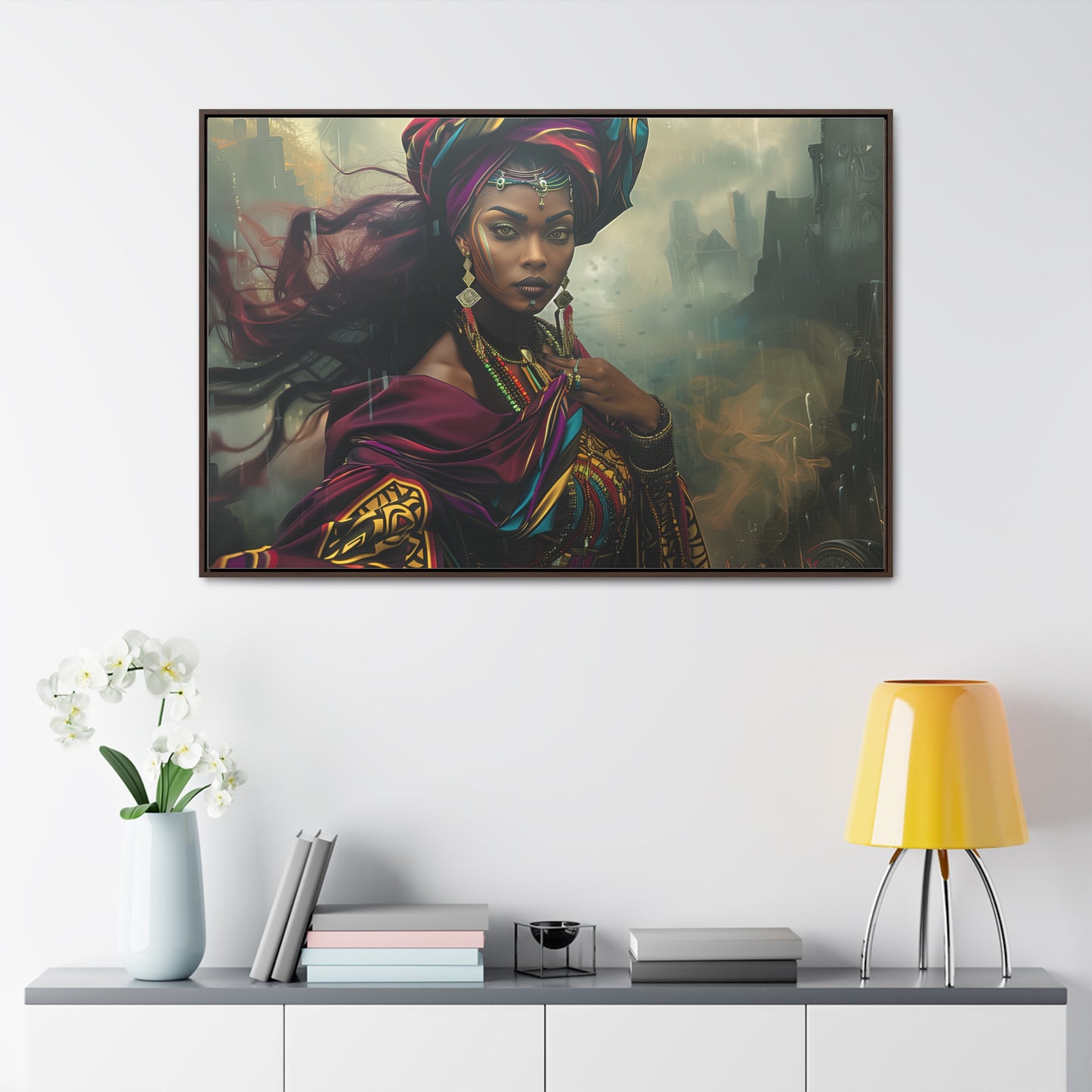 Oya Canvas | Home Decor Wall Art |Oversized Canvas | Yoruba | Santeria