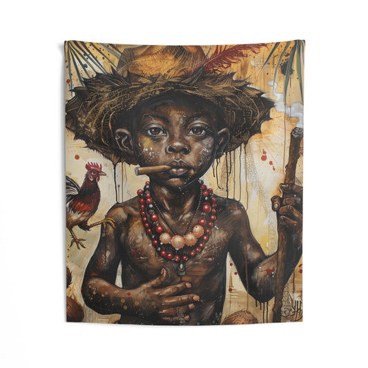 Orisha Elegua Tapestries | Wall Art | Yoruba | Santeria