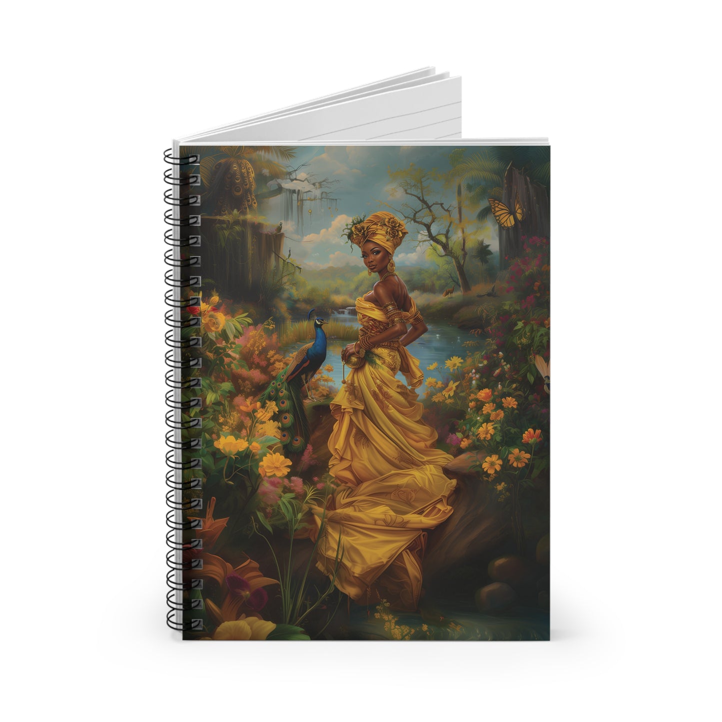 Orisha Oshun  | Spiritual Journal | Libreta De Ita - Ruled Line | Ita Notebook | Yoruba | Notebook Journal | Spiritual Gifts | Santeria