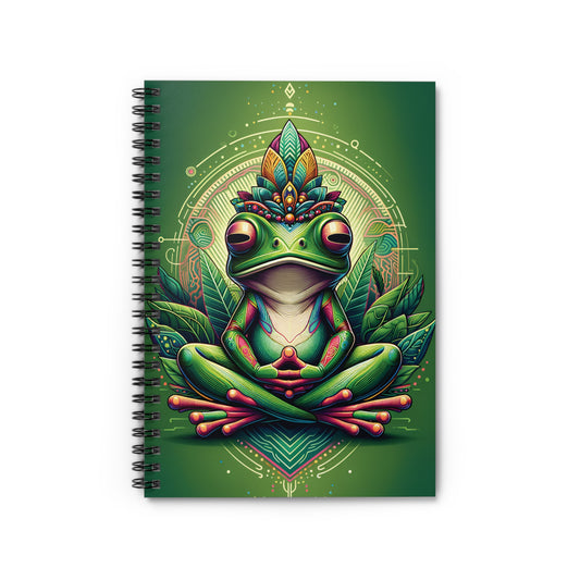 Kambo Frog Spiral Notebook