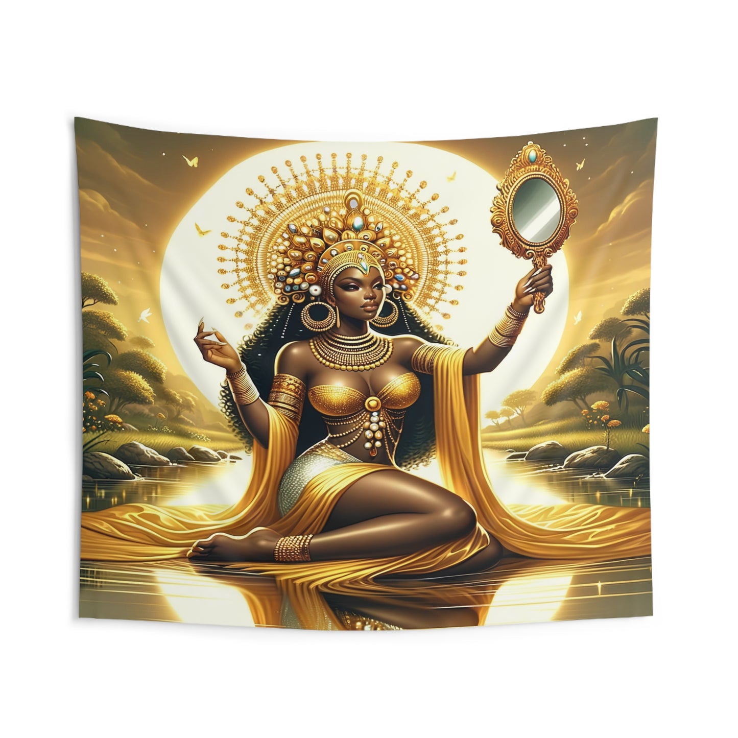 Orisha Oshun Tapestries | Wall Art | Yoruba | Santeria