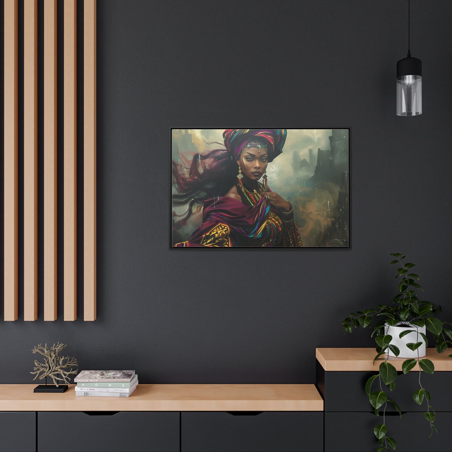 Oya Canvas | Home Decor Wall Art |Oversized Canvas | Yoruba | Santeria