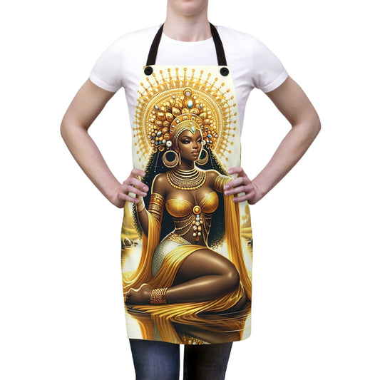 Apron Oshun| Gift for Her| Santeria | Regla De Ocha