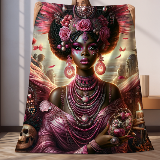 Orisha Oba Blanket | African Deity | Yoruba | Santeria